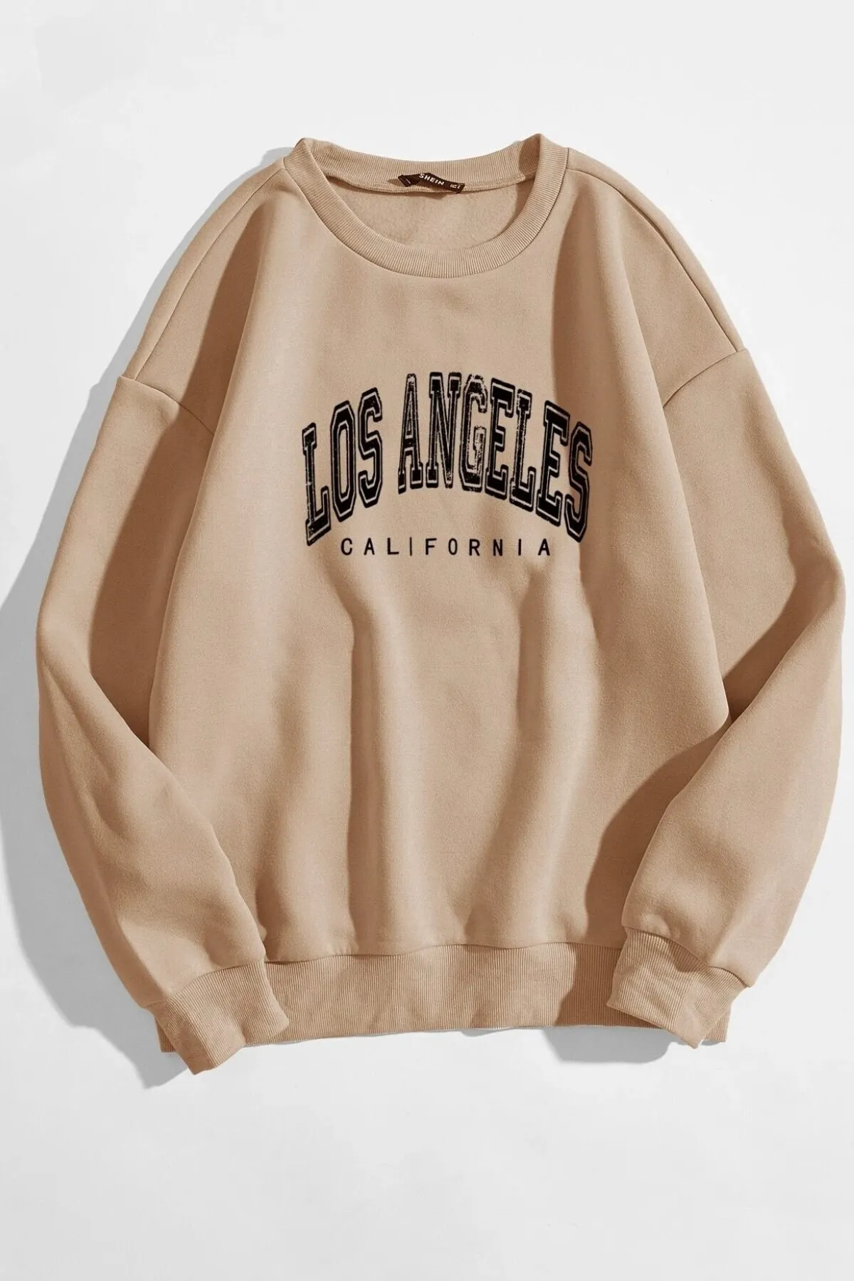 MODAGEN  Unisex Los Angeles Beige Oversize-Sweatshirt