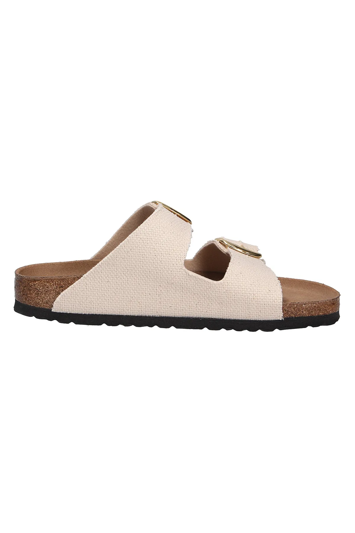 Birkenstock  Pantolette - Beige - Flacher Absatz