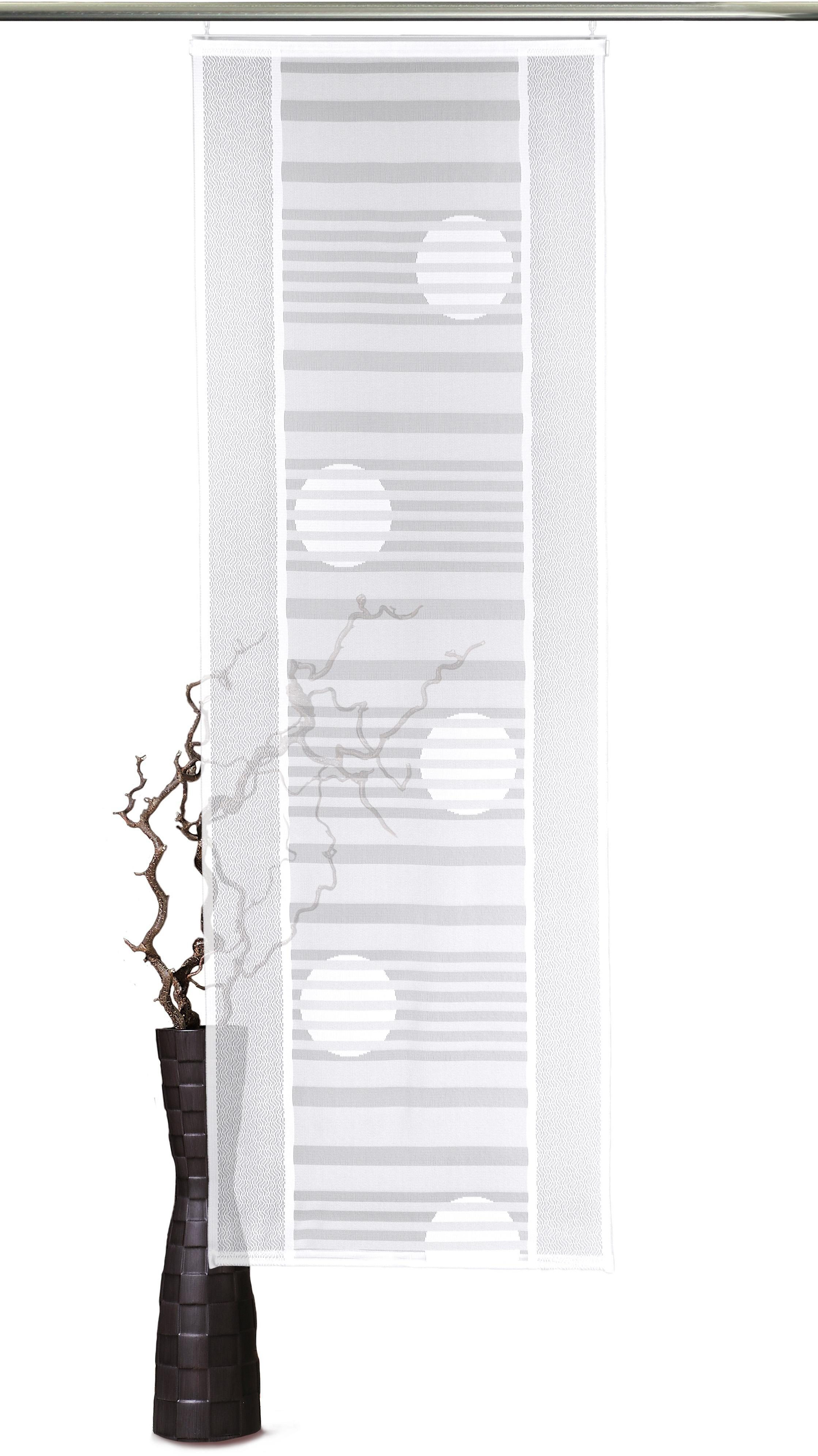 Schiebegardine Sunna, VHG, Paneelwagen (1 St), halbtransparent, Jacquard
