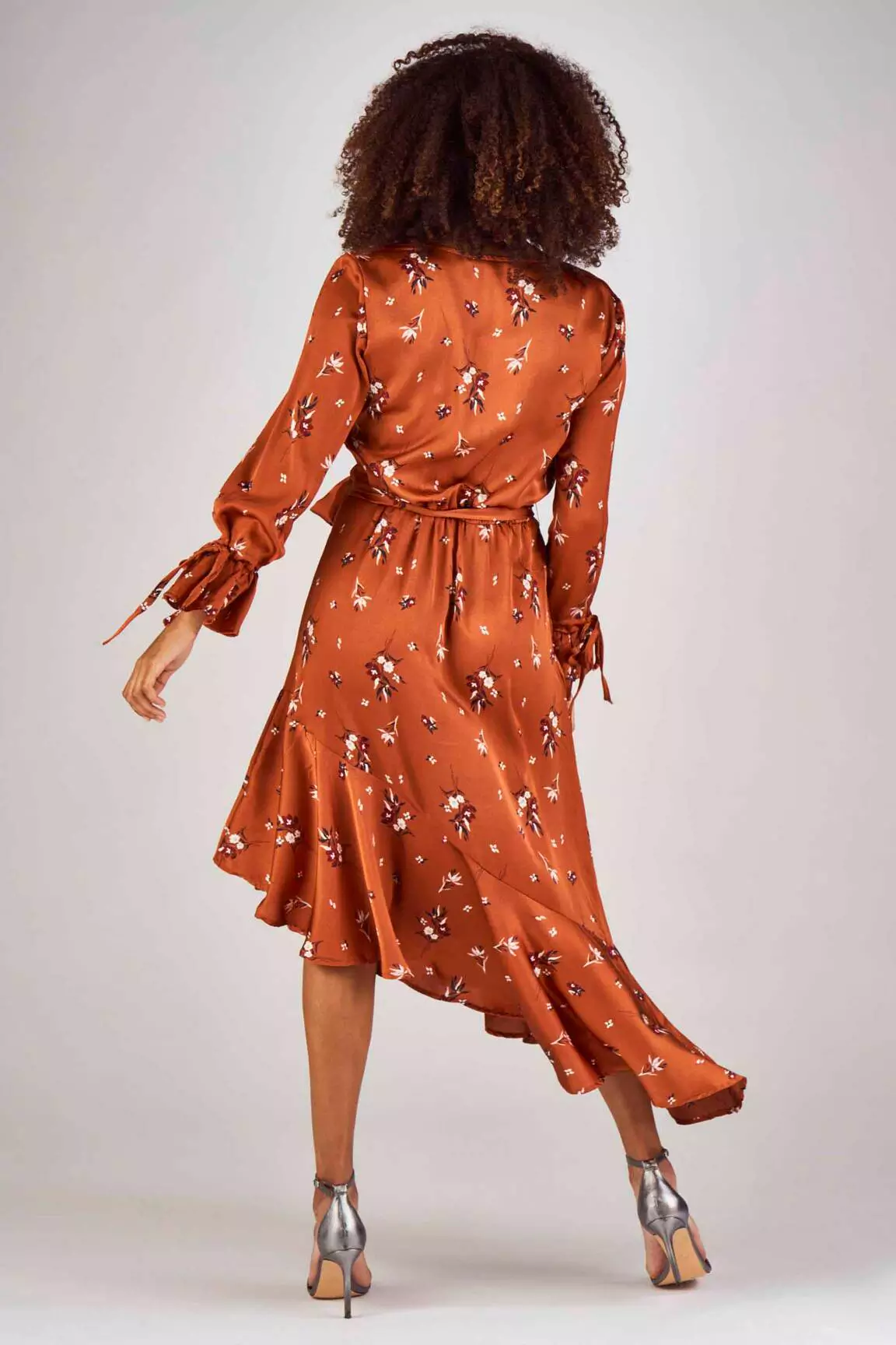 Clouds Of Fashion Robes Mi Longues Femme couleur marron
