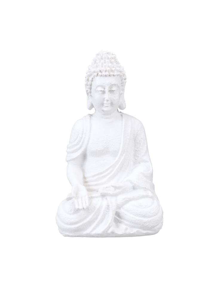 relaxdays Buddha-Figur in Weiß - (H)17,5 cm günstig kaufen onesize