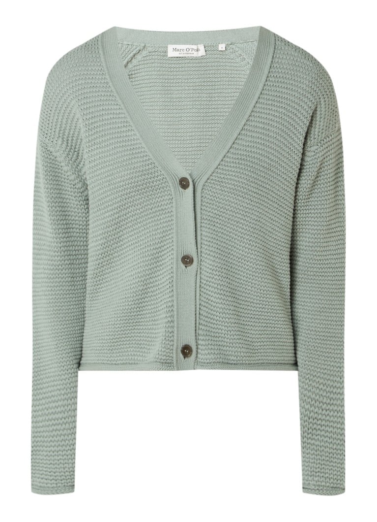 Gilet en maille fine texturée Marc O'Polo
