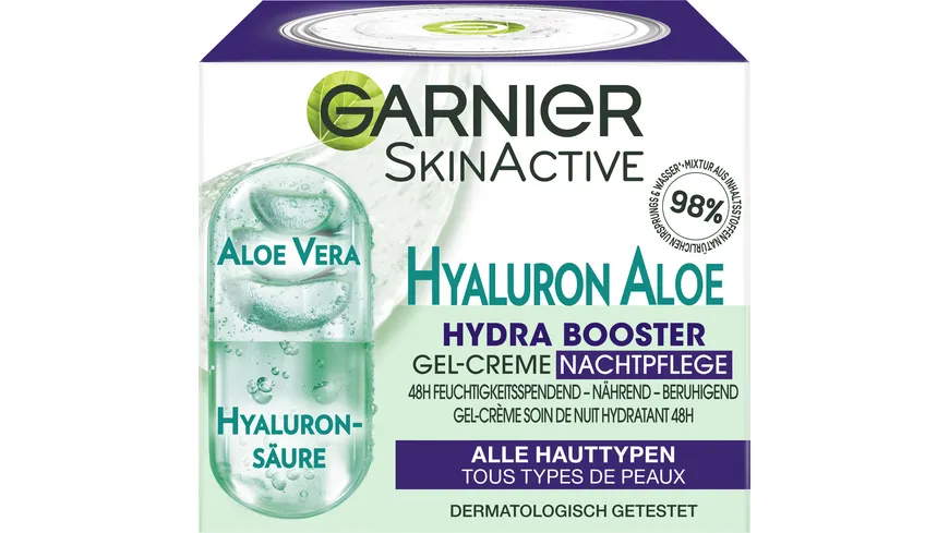 Garnier Skin Active Hyaluron Aloe Nacht Gel Creme 50 ml