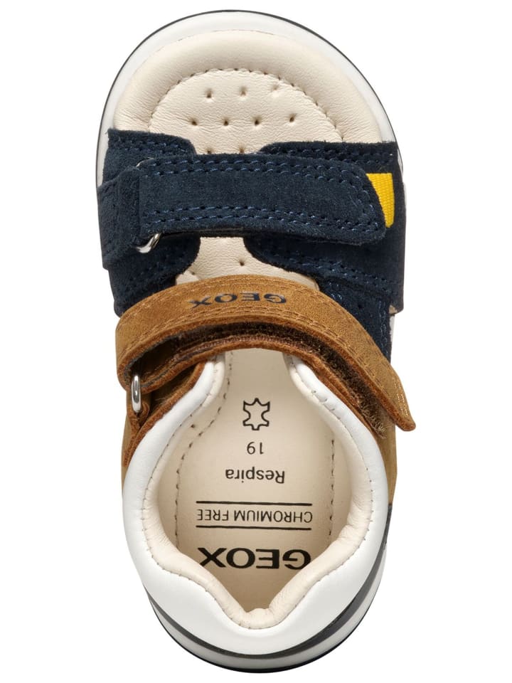 Geox Sandalen in Blau/Braun günstig kaufen