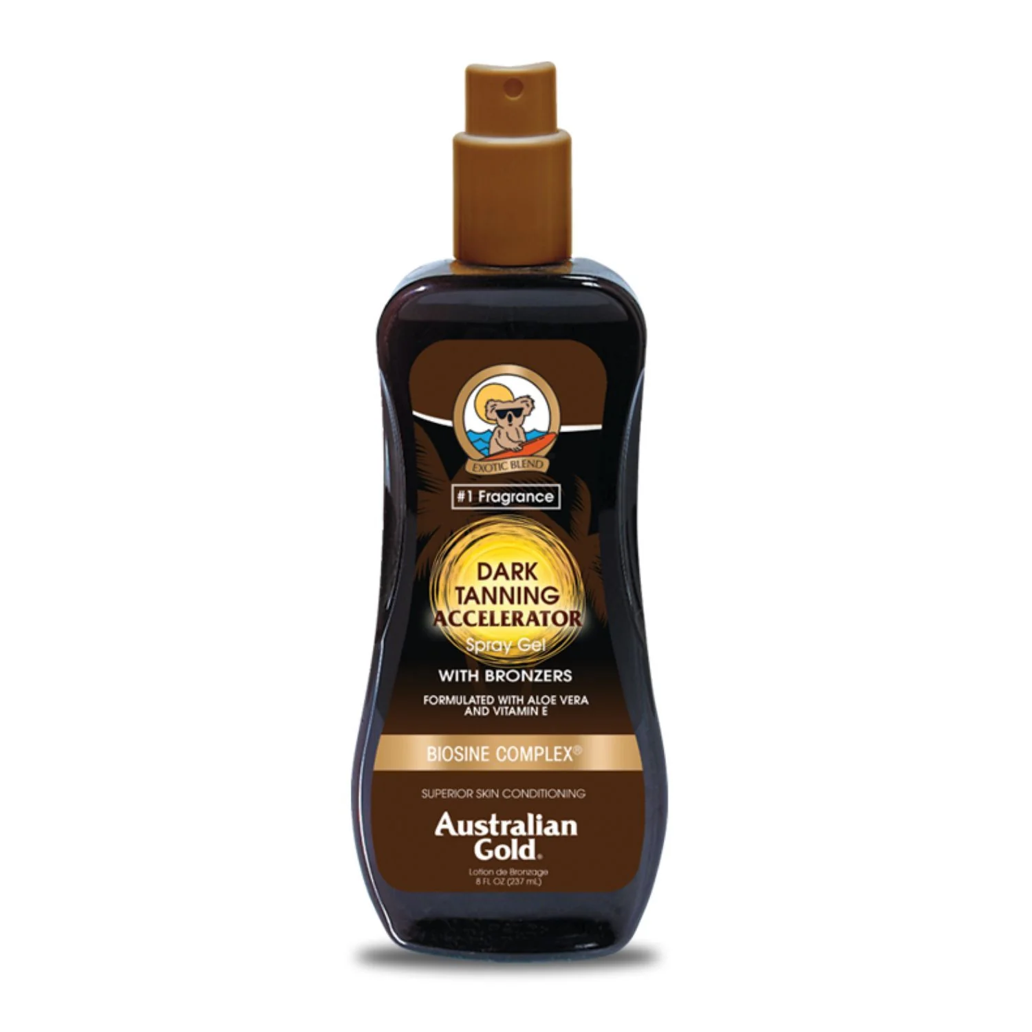 Gel acelerador en spray con bronceador - Gel solar corporal sin protección, autobronceador corporal en spray
