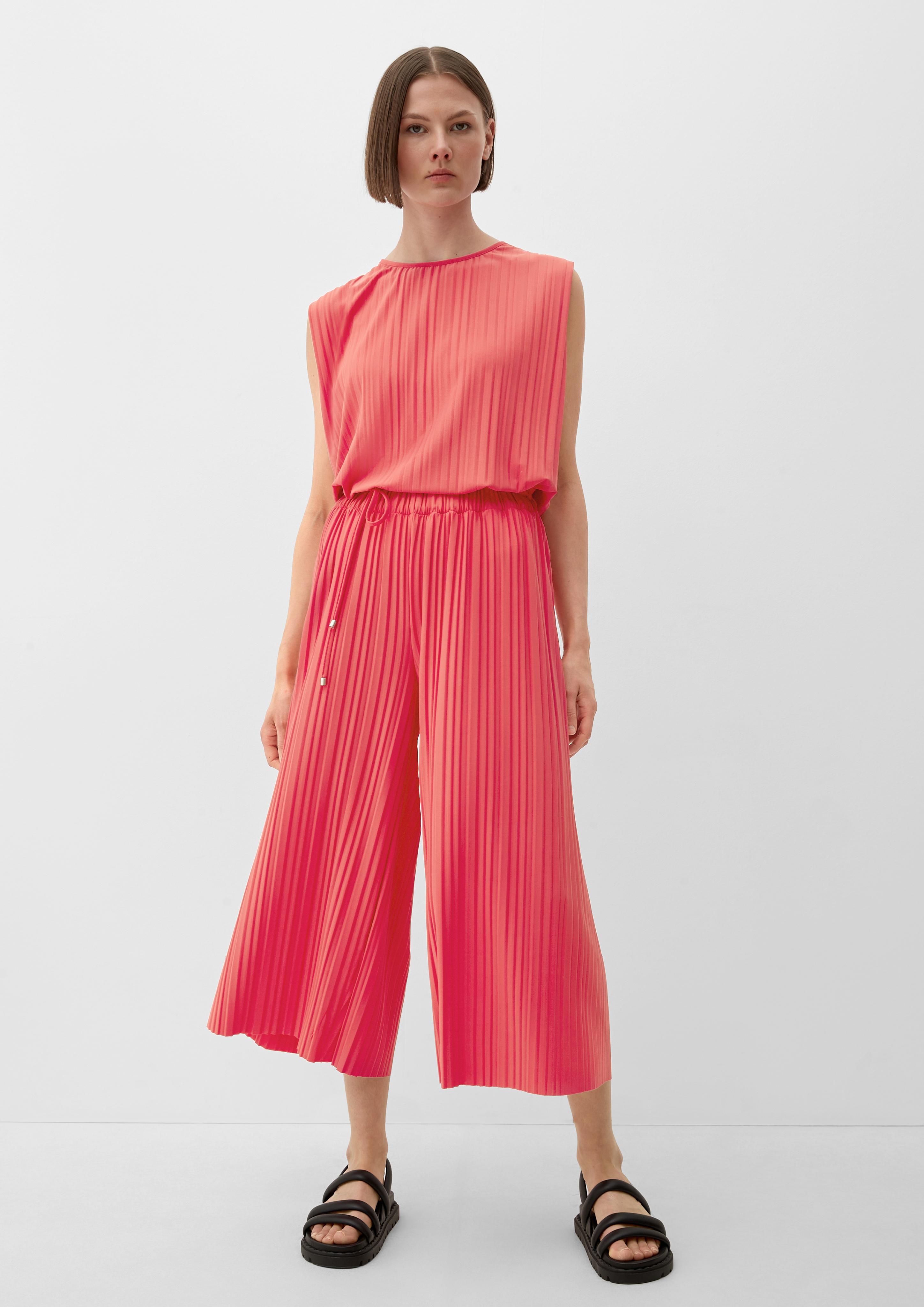 Loose: Culotte mit Plisseefalten  2129980-4515
