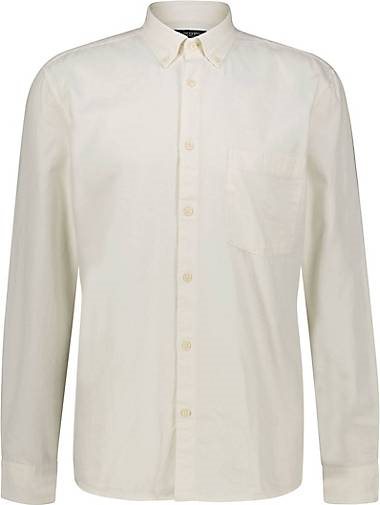 Marc O'Polo Herren Hemd Regular Fit Langarm