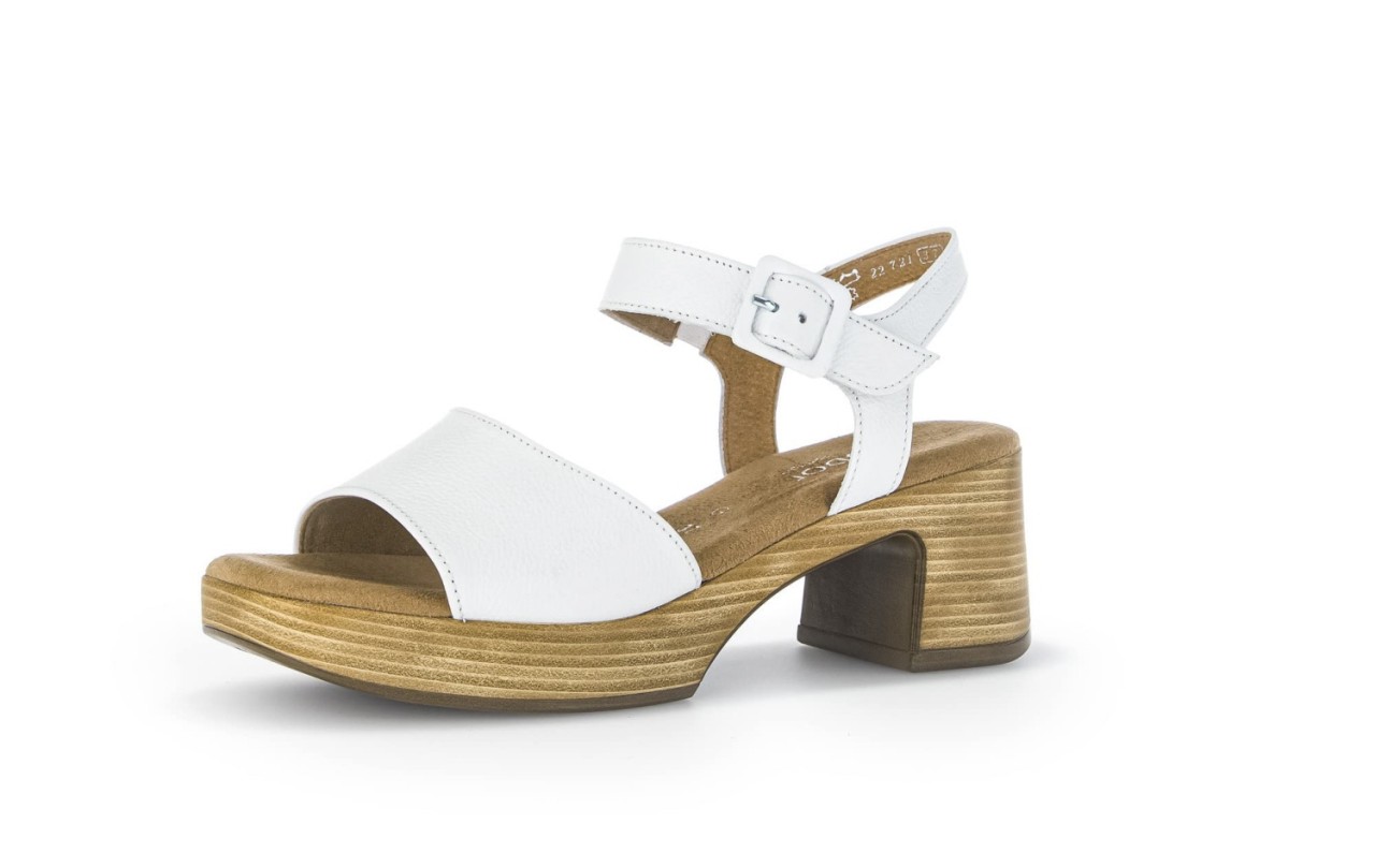 GABOR Klassische Sandalen weiss