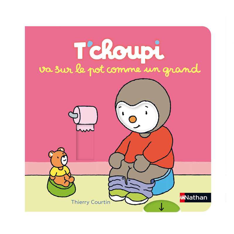 Livre T'choupi va sur le pot comme un grand - Nathan Jeunesse