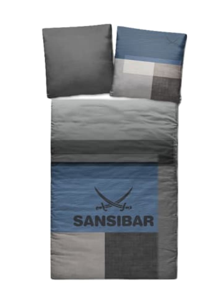 Sansibar Bettwäsche Sunrise in Blau günstig kaufen