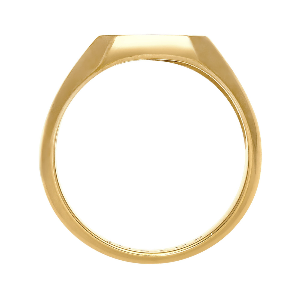 KUZZOI KUZZOI Bague Bague Signet Homme Bleu Basique Solide avec Email en Argent Sterling Bague