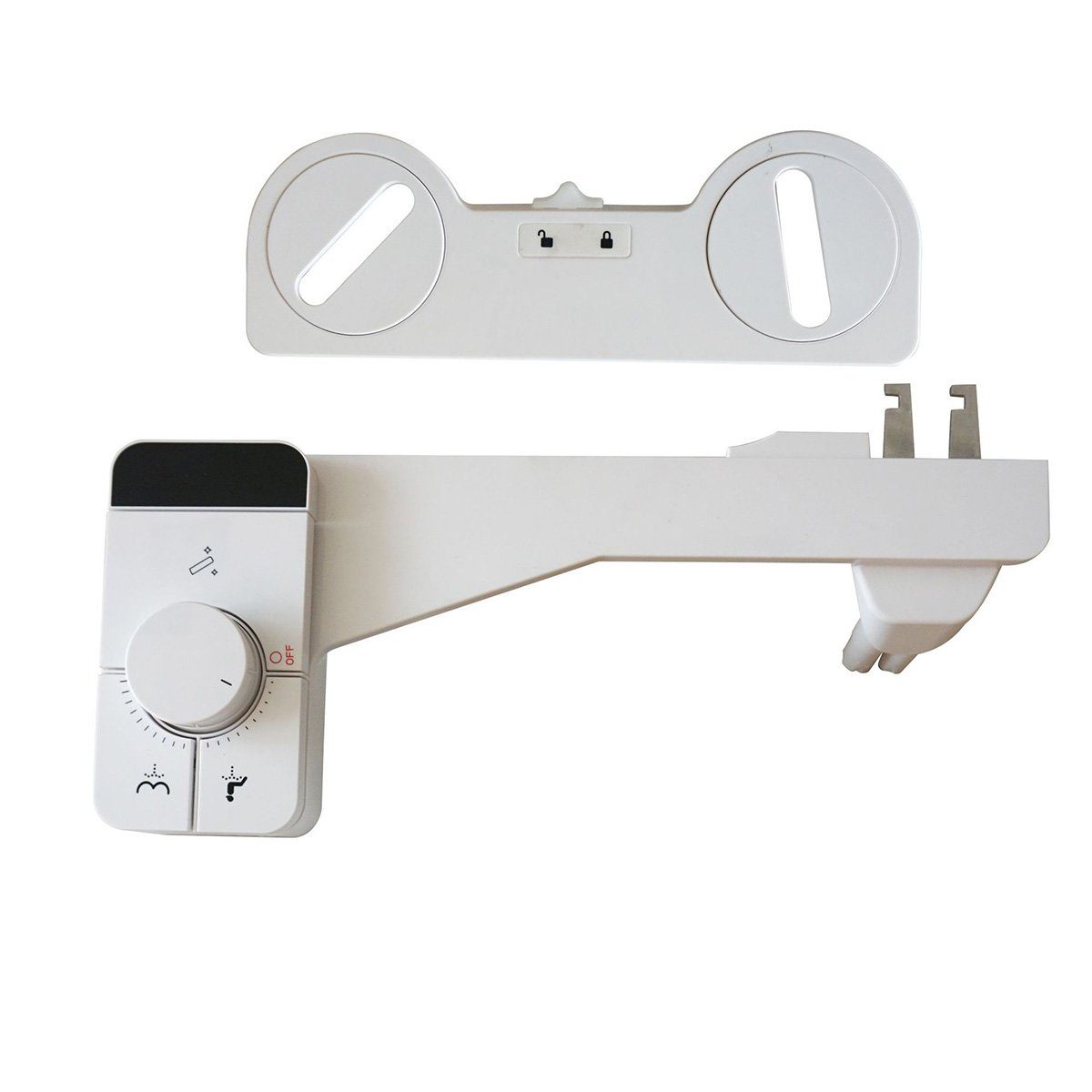 Hikeren Bidet, 2Modi,selbstreinigende 2Düsen,Lochabstand: 84-196 mm