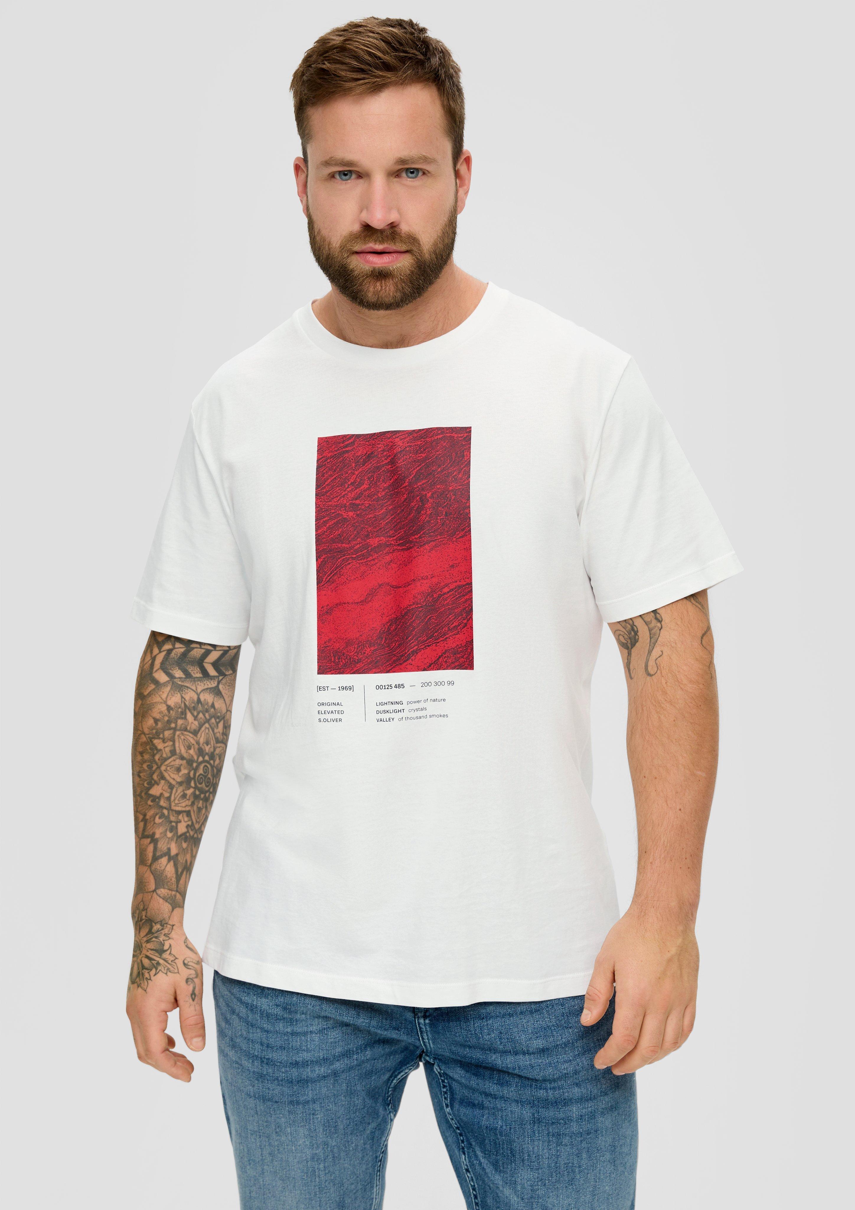 T-Shirt mit Frontprint  2143249-01D1