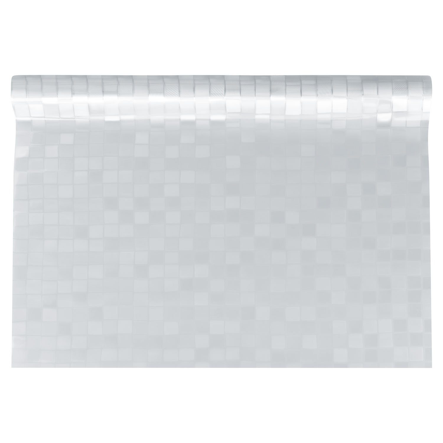 Fensterfolie 1PLUS Fensterfolie Sichtschutzfolie, große Quadrate, SELBSTKLEBEND, statisch haftend, Blickschutzfolie für Fenster, Tür, Glas-Trennwand für Küche Bad und Büro, shelfmade