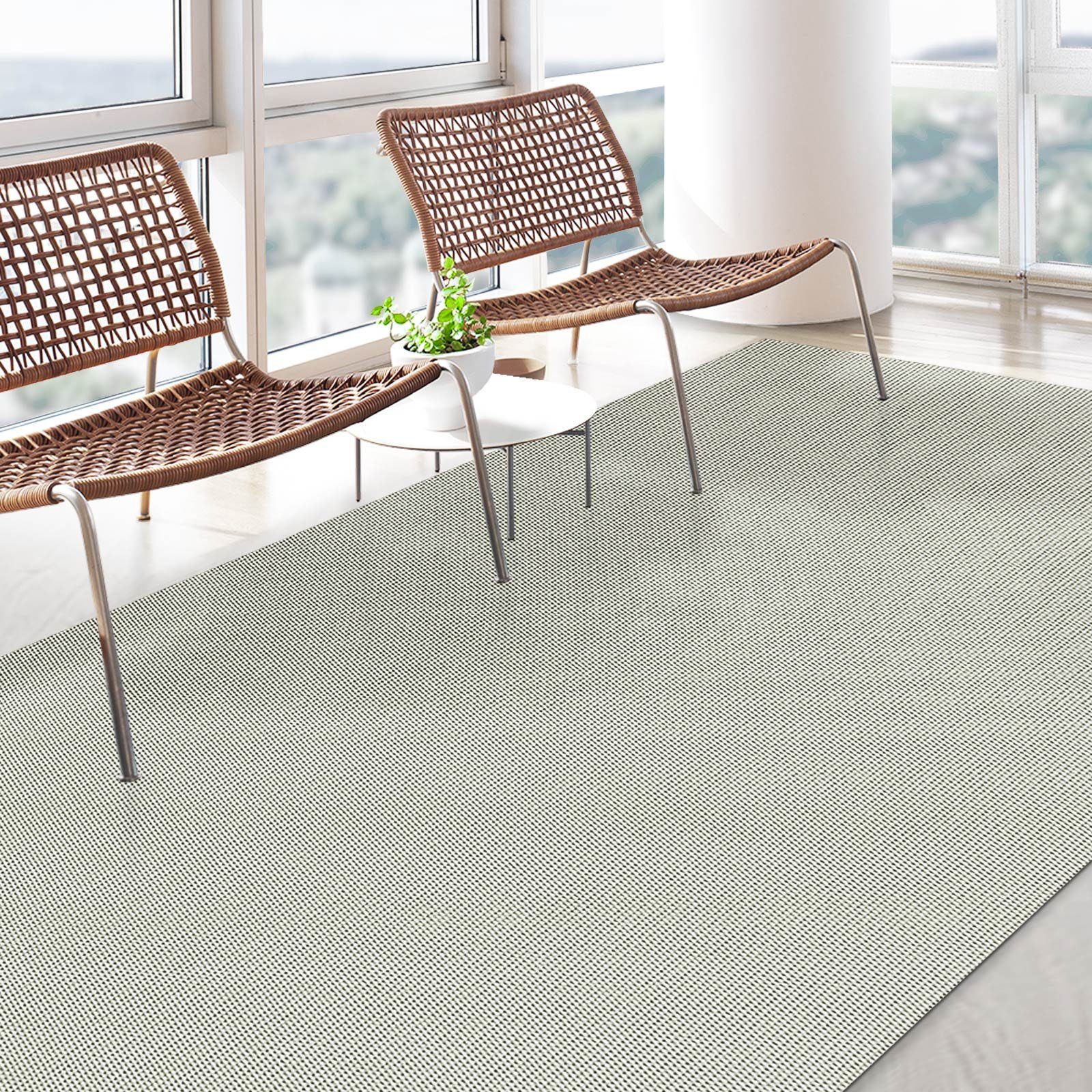 Vinylteppich Palermo, Teppichläufer erhältlich in vielen Größen, Teppichboden, casa pura, rechteckig, für Indoor- & Outdoorbereiche