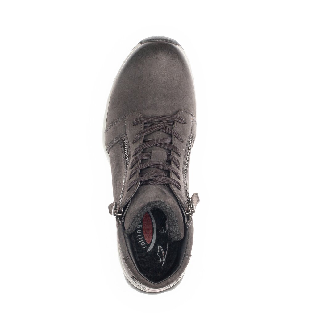 rollingsoft Schnürstiefelette grau