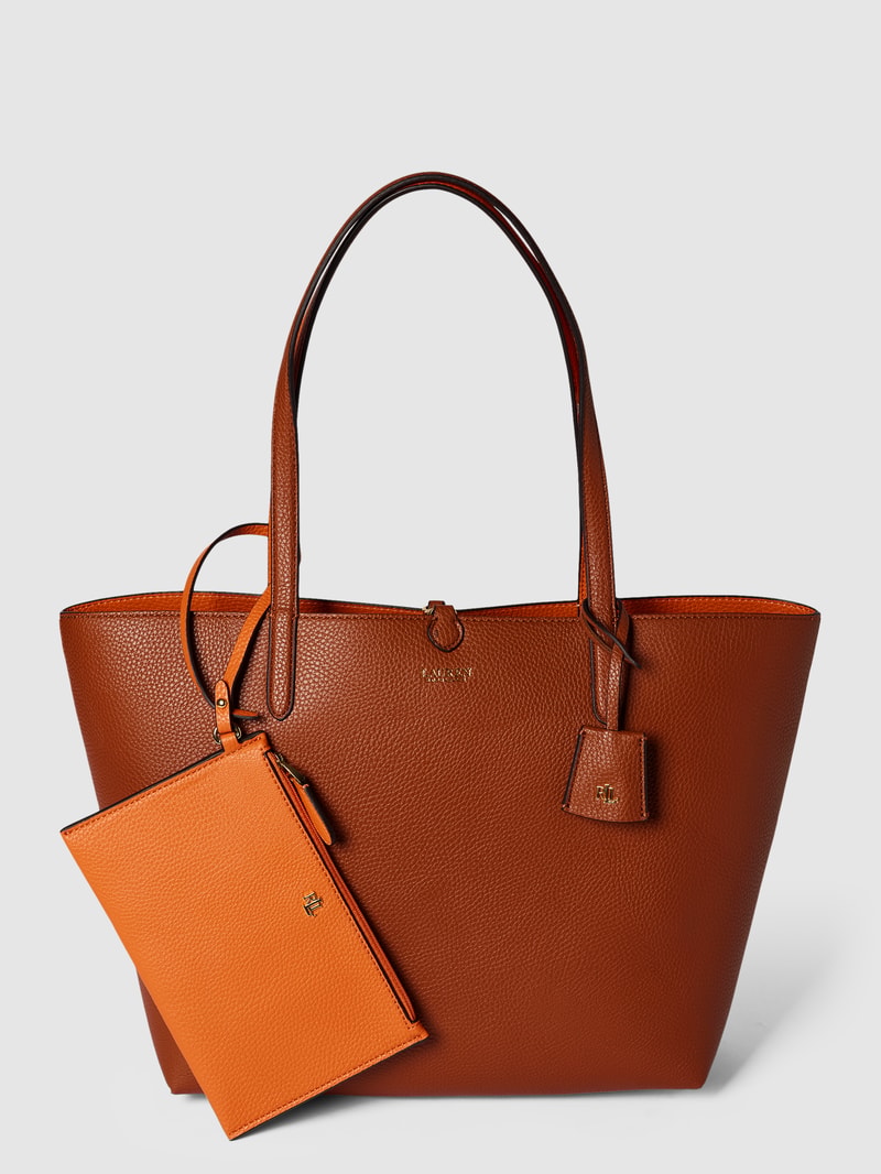 Shopper mit Wendefunktion in cognac