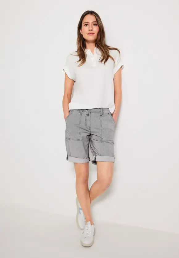 CECIL Loose Fit Streifenshorts