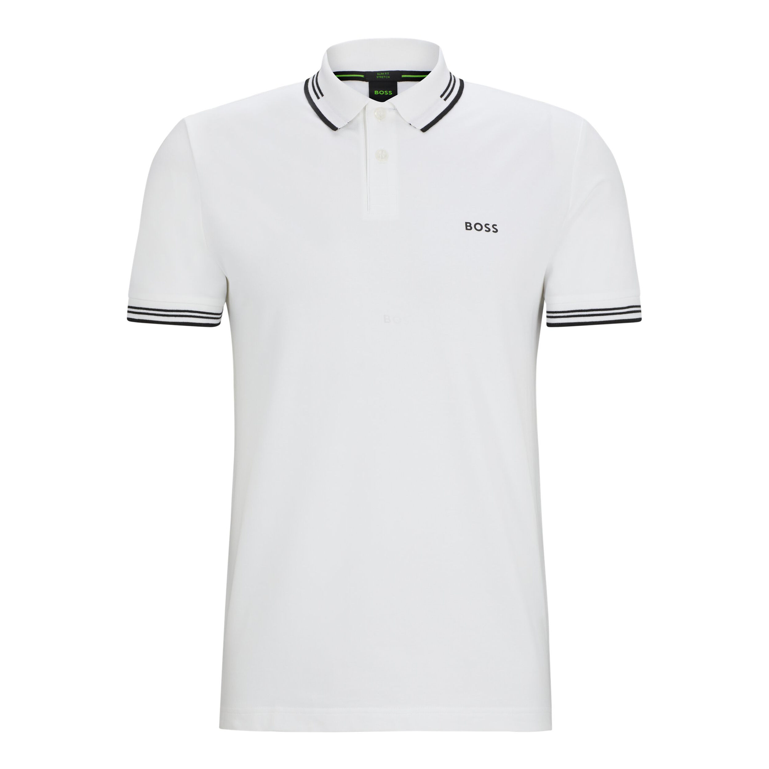 Paul Slim Fit Polo Herren - Weiß
