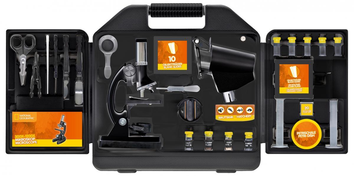 National Geographic® Mikroskop-Set 300x-1200x