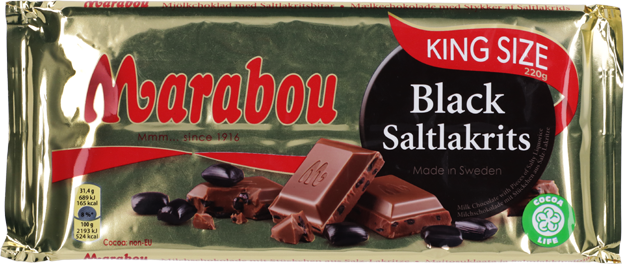 Marabou Schokolade Black Salzlakritz