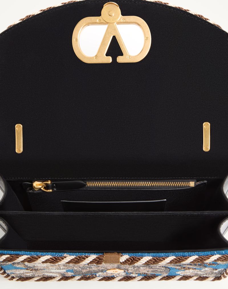 Valentino Garavani Bolsa de Ombro Bordada Vain