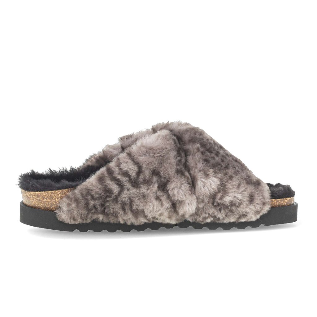Gabor fashion Plüschhausschuh grau