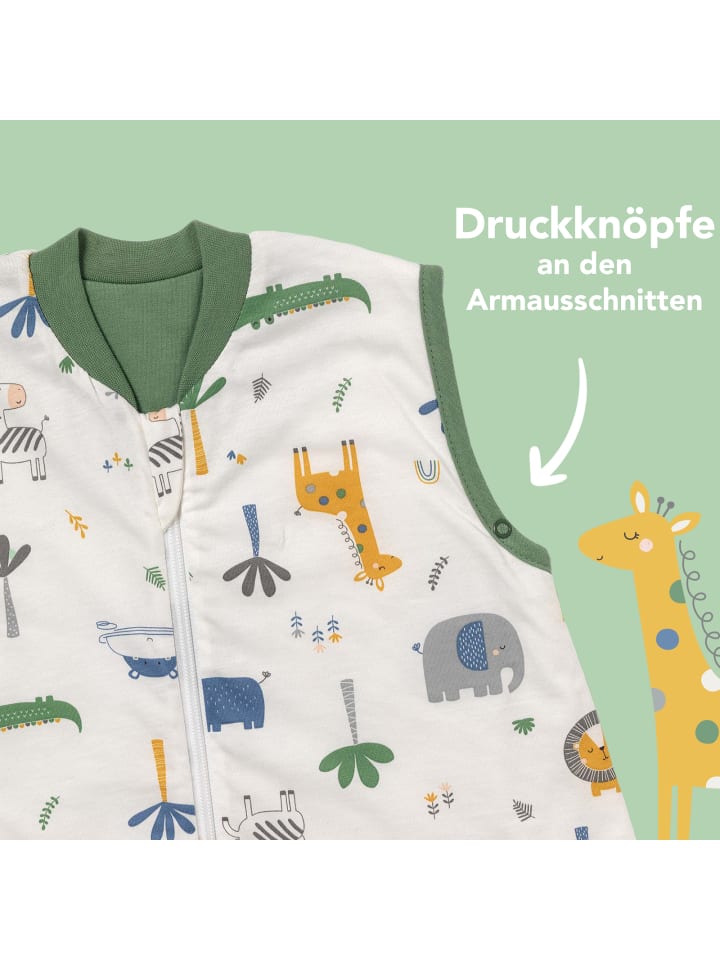 Schlummersack Babyschlafsack, 1.0 TOG in Dunkelgrün günstig kaufen