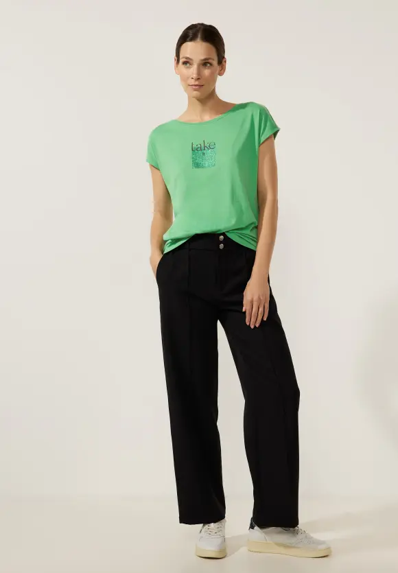 Street One Basicshirt mit Wordingprint