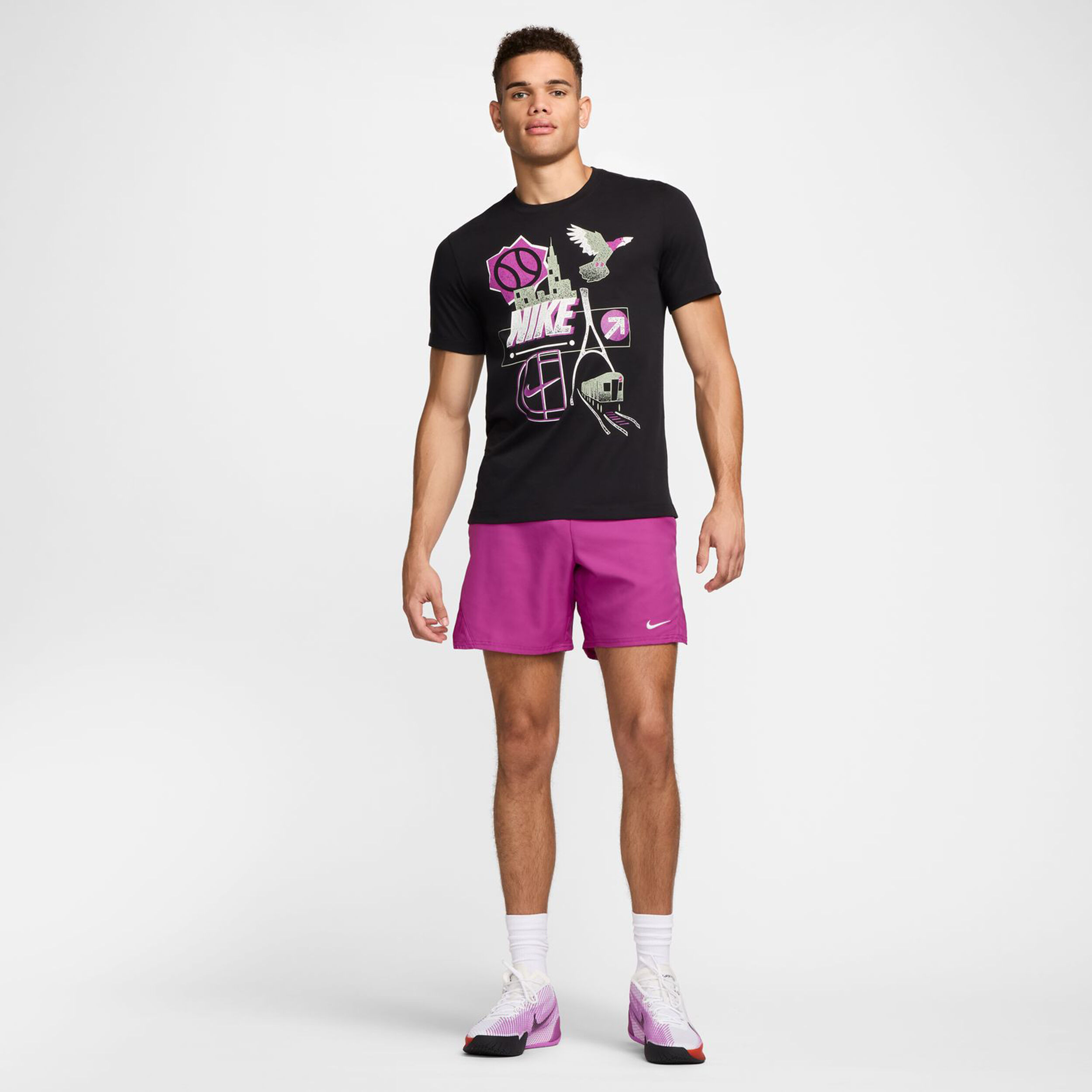 Dri-Fit OC T-Shirt Herren - Schwarz, Mehrfarbig