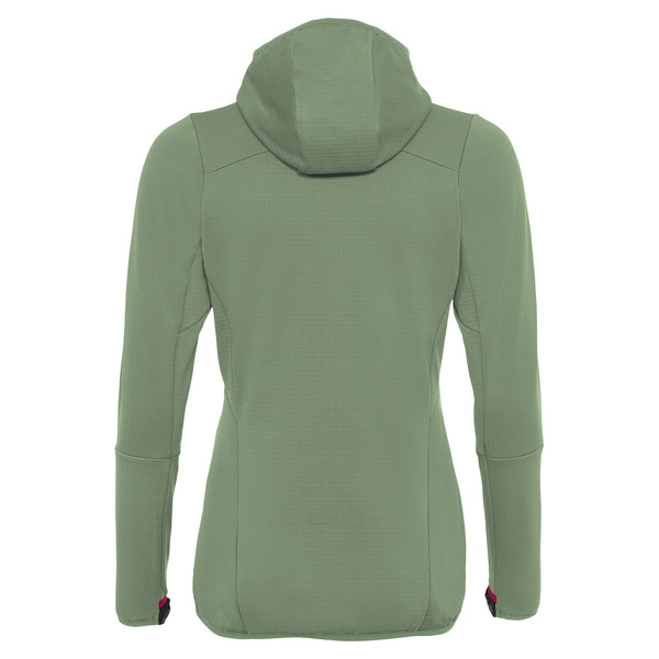 MONVISO HOODED GRID FLEECE JACKET Damen - Fleecejacke