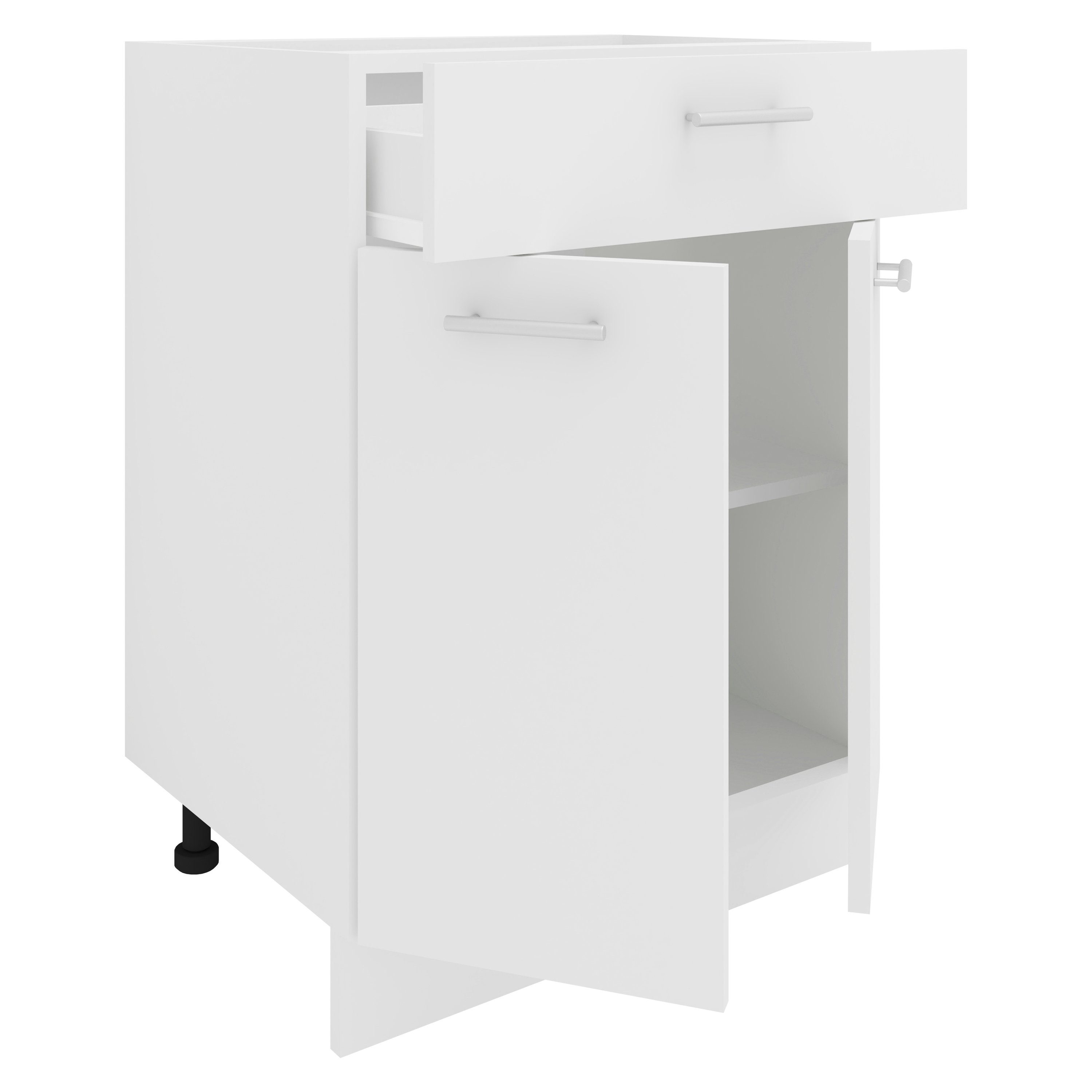 VCM Unterschrank Küchenschrank B 60 cm Unterschrank Schublade Esilo