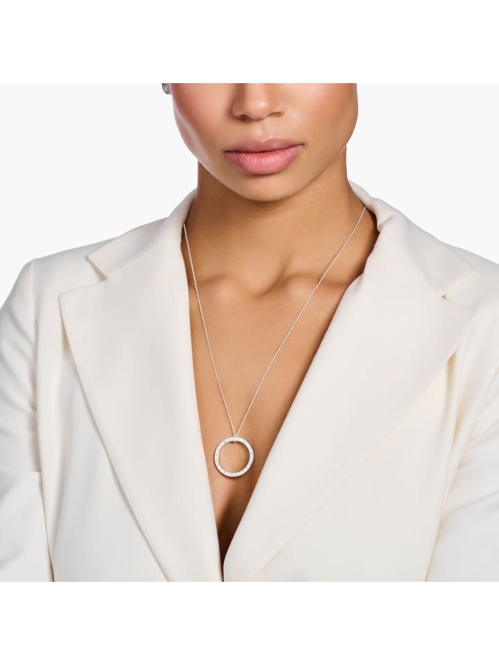 Thomas Sabo Kette in silber, weiß günstig kaufen 90 cm