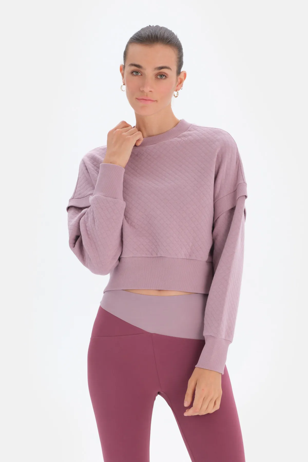 Dagi  Sport-Sweatshirt - Lila - Regular Fit