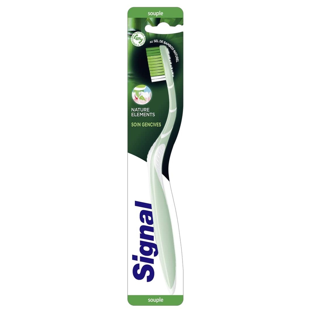 signal SIGNAL Kids Brosse à Dents Bambou Naturel Souple x1 Brosse à dents
