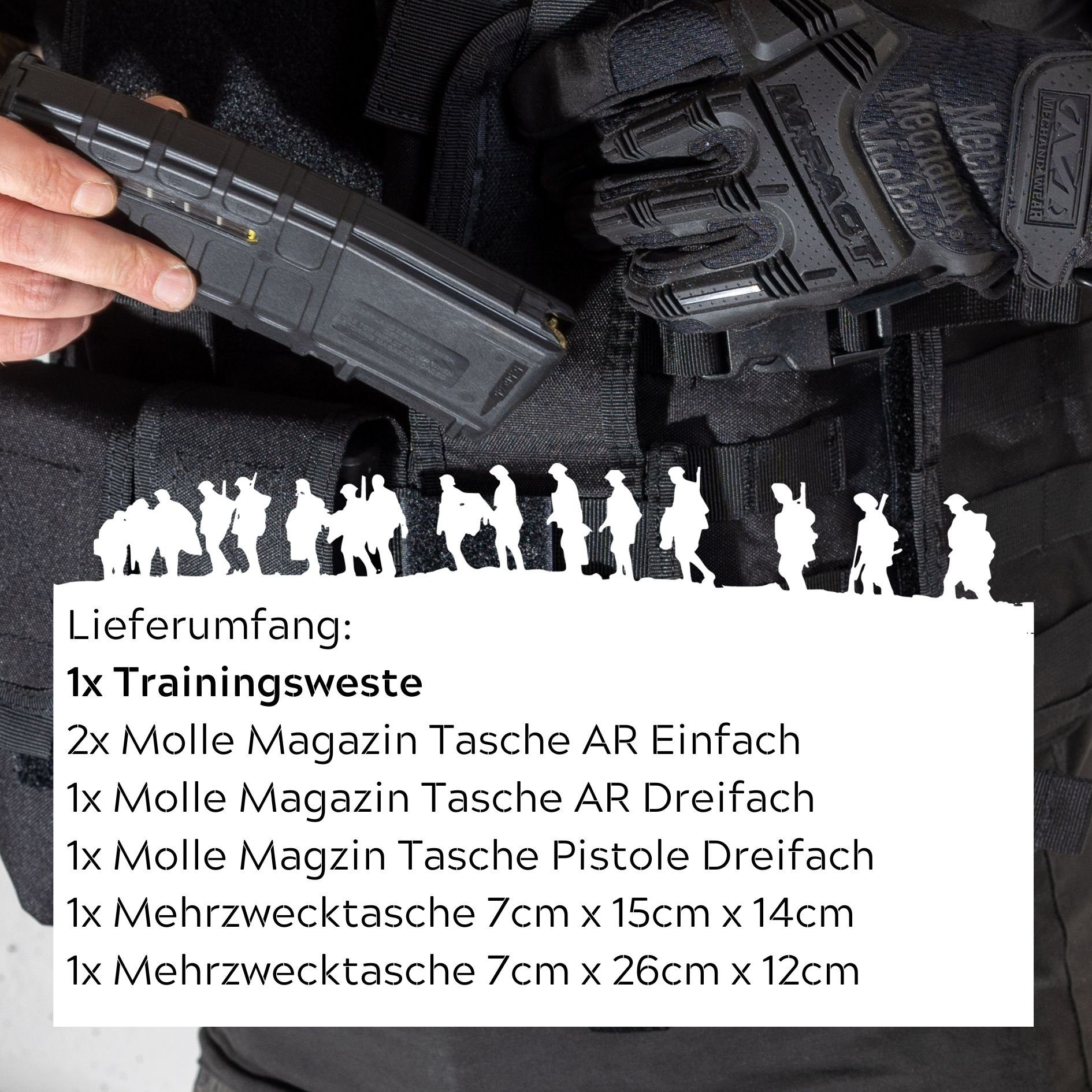 KATLOCK Schutzweste Plattenträger Fylgie 2.0 Weste SK4 Taktik zertifiziert NIJ-STD-0101.06