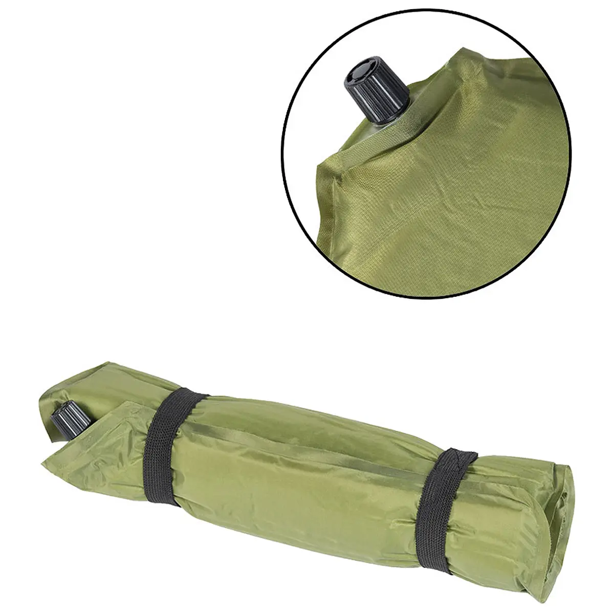 Thermokissen selbstaufblasbar oliv