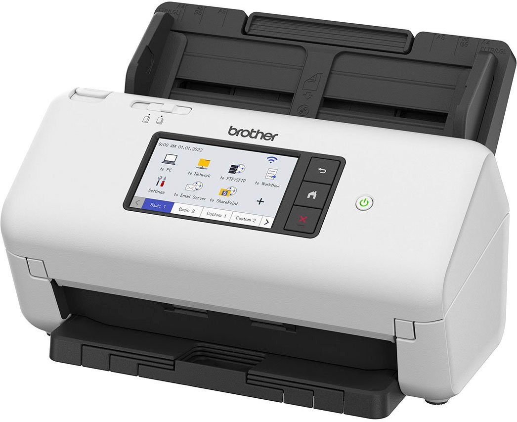 Brother ADS-4700W Scanner, (LAN (Ethernet), WLAN (Wi-Fi), Wi-Fi Direct)