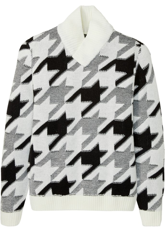 Pullover mit Schalkragen