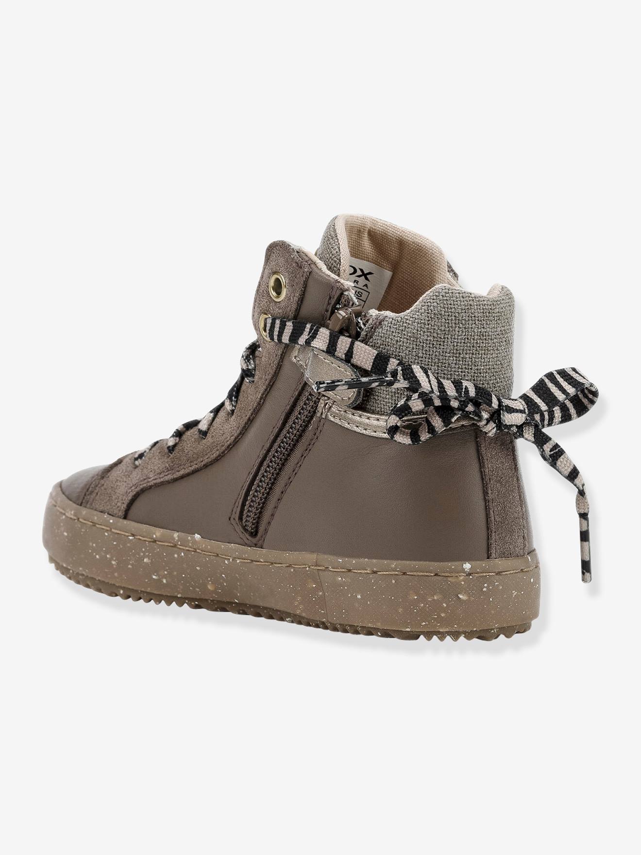 Baskets Mid fille Kalispera Girl I WWF GEOX® gris fume