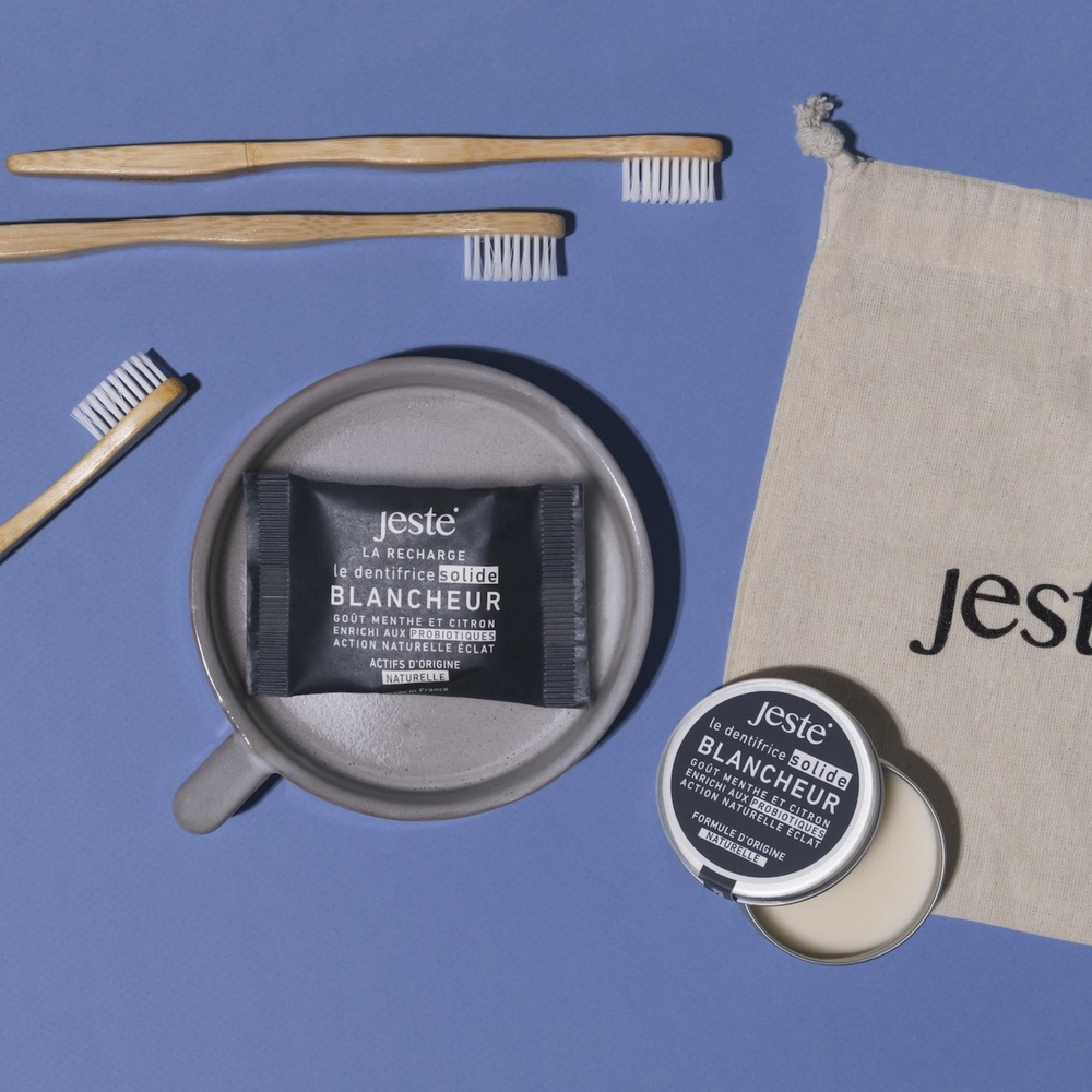 jeste La Recharge de Dentifrice Solide Blancheur Recharge Dentifrice Solide Blancheur naturel