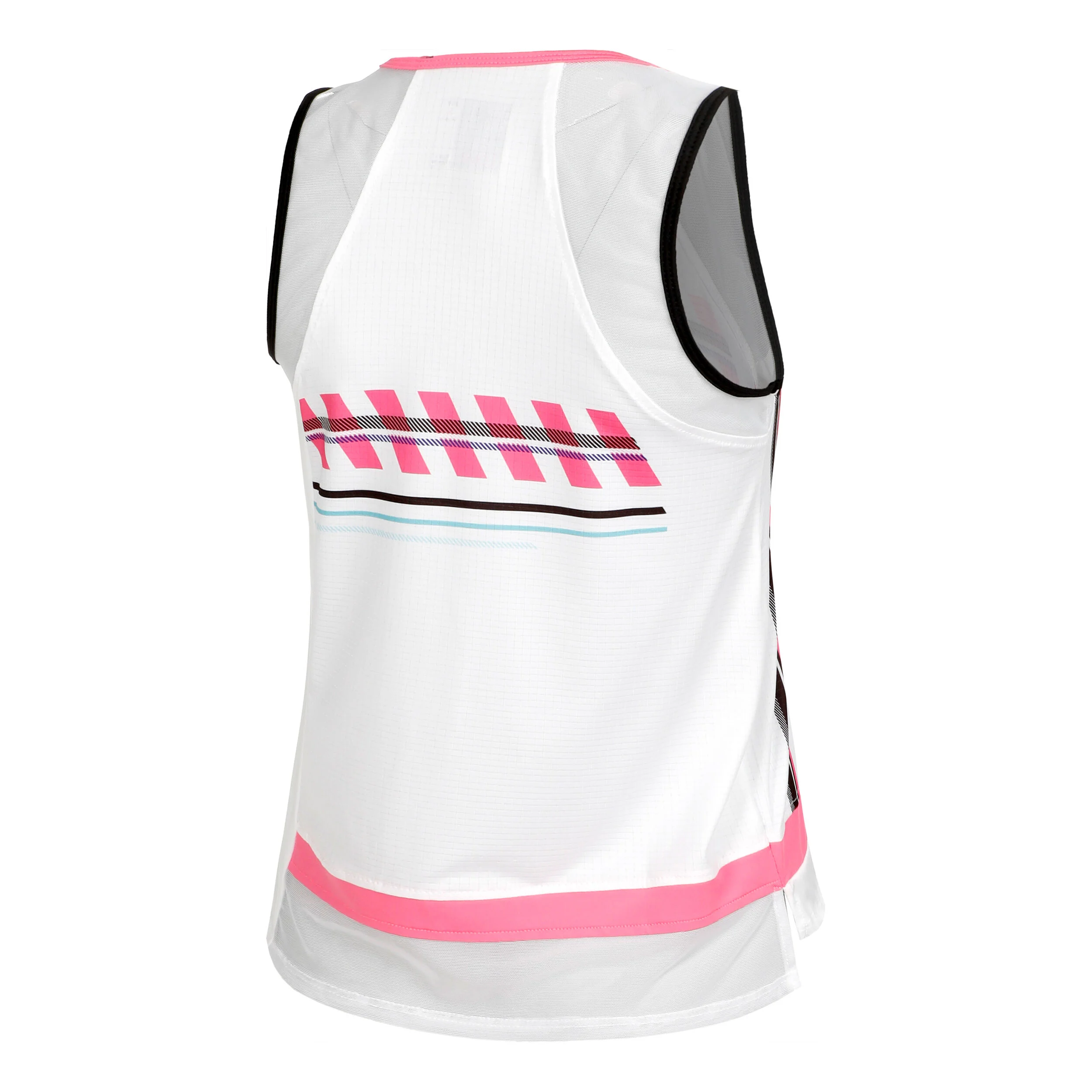 Hit The Line Tank-Top Damen - Weiß, Mehrfarbig