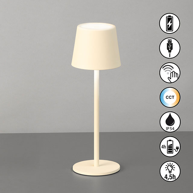 FH LightingLED-Akku-Tischleuchte 1flg