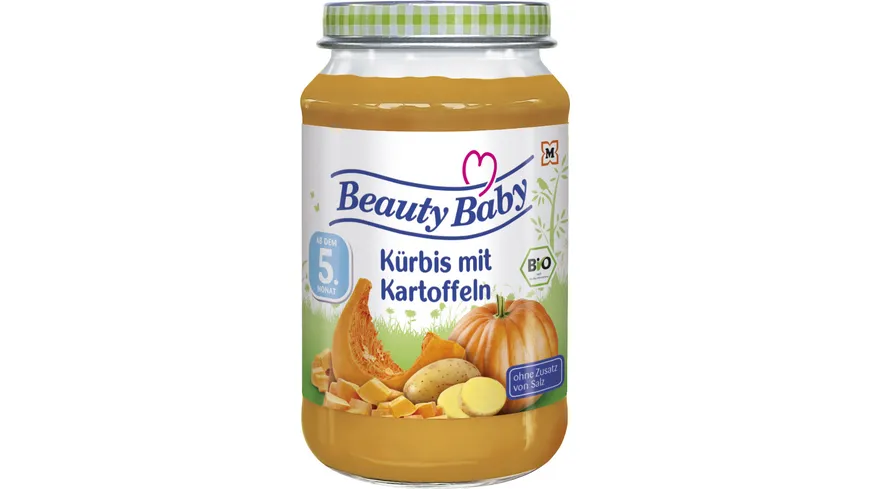 Beauty Baby Babygläschen Bio Kürbis mit Kartoffeln 190 g