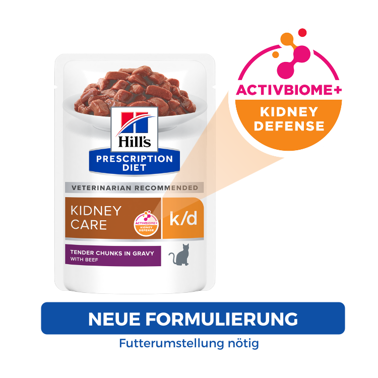Hill's Nierendiät Hill's Prescription Diet k/d Rind 12x85 g