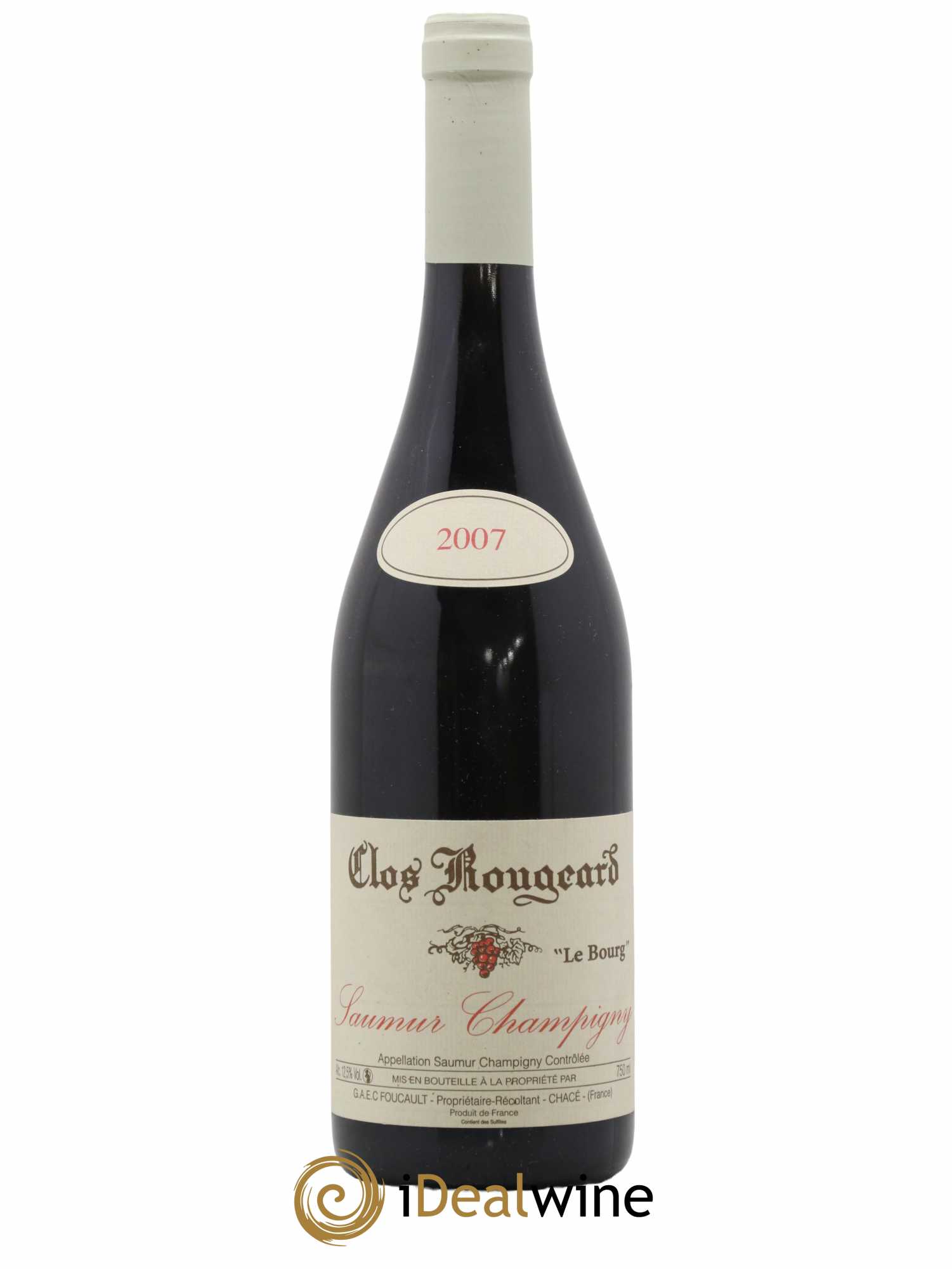Saumur-Champigny Le Bourg Clos Rougeard  2007 - Lot de 1 Bouteille