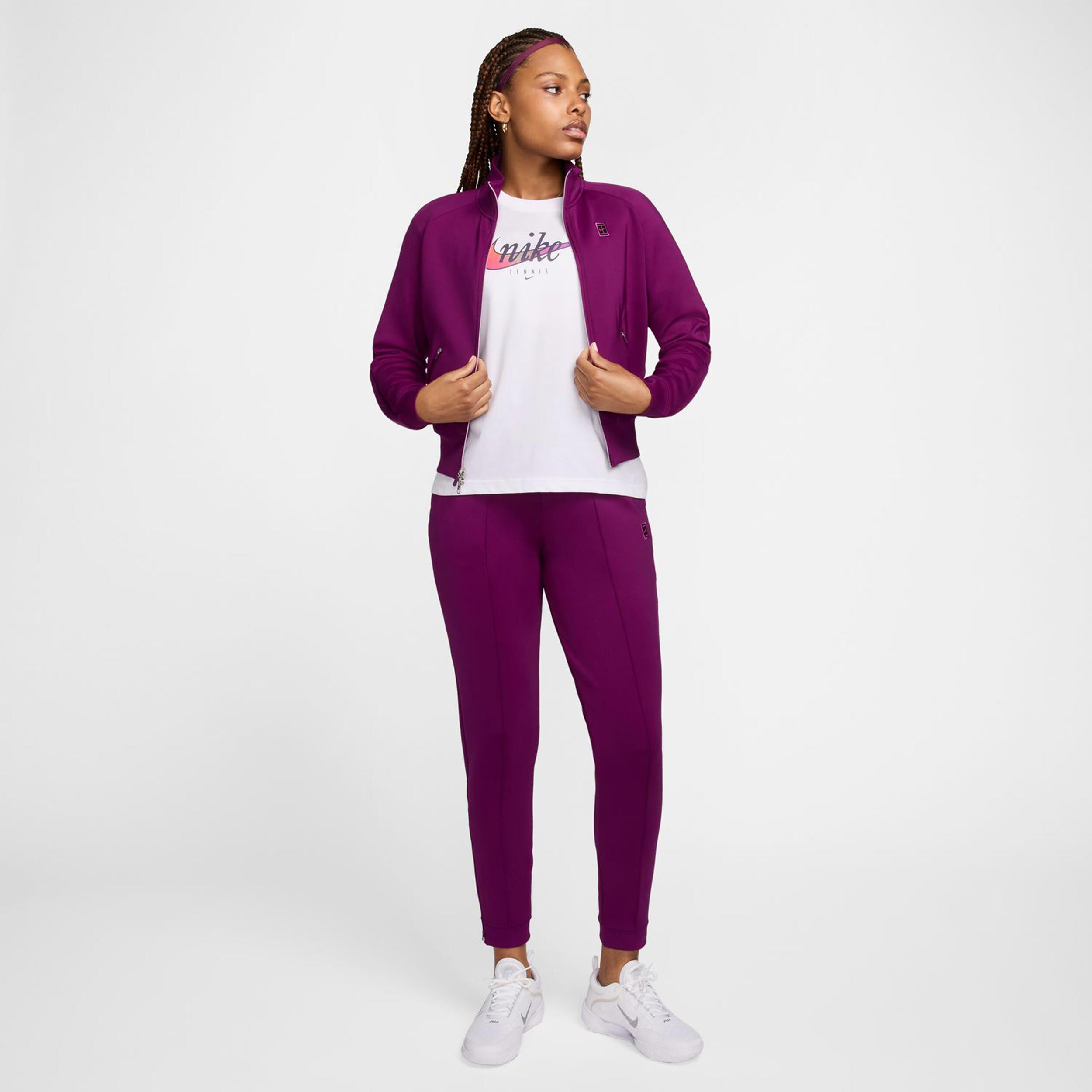 Court Heritage Knit Trainingshose Damen - Berry