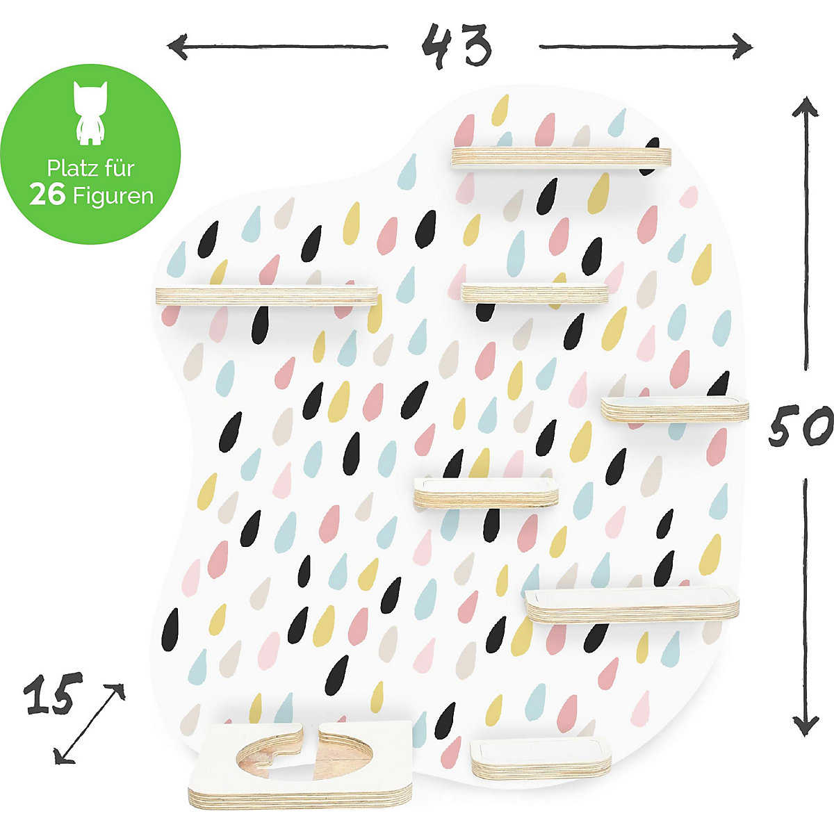 Regal für Musikbox Rain - geeignet für Toniebox