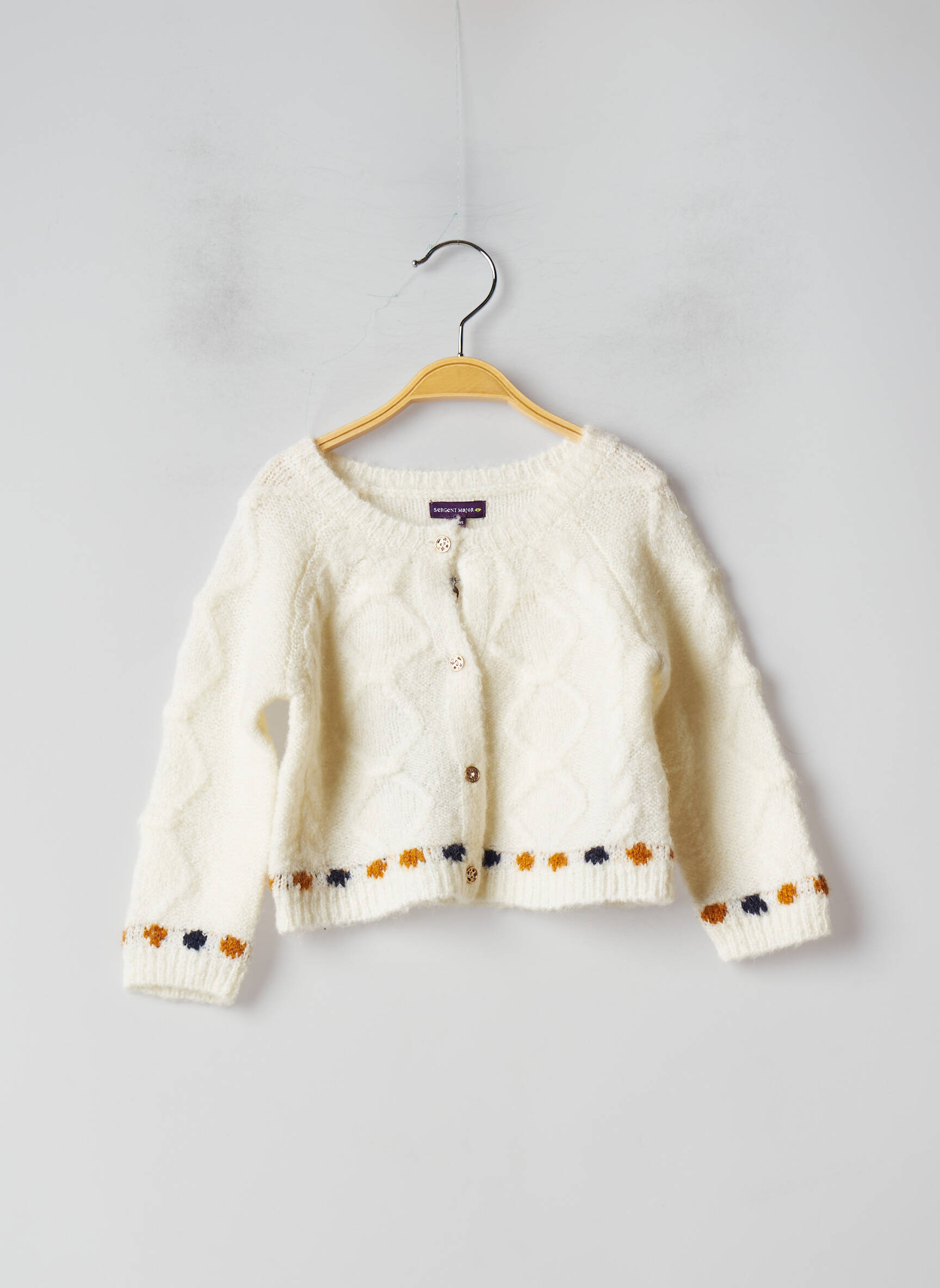 Sergent Major Cardigans Fille couleur beige