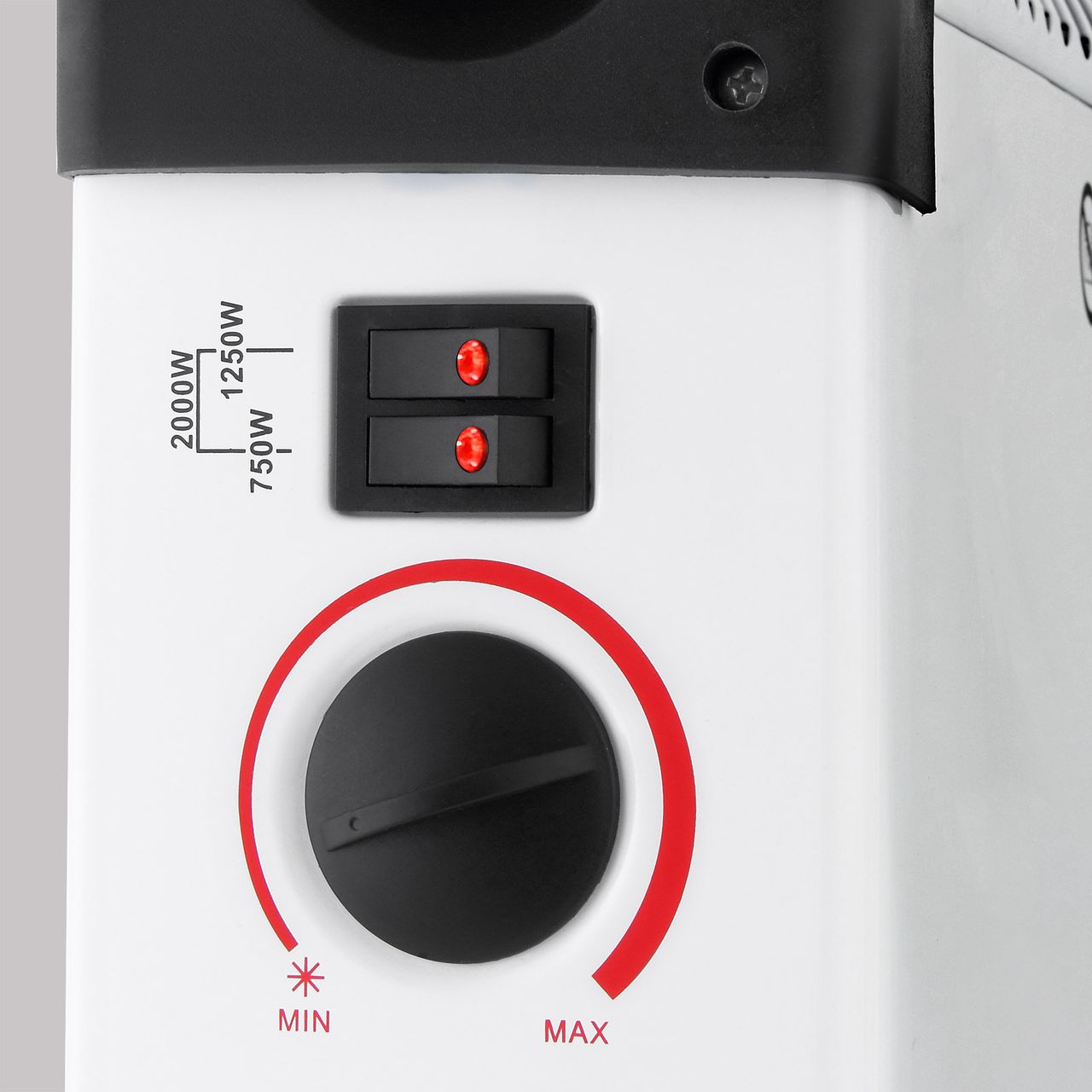Casaria Deuba Konvektor Heizgerät 2000 W mit 24Std. Timer und Frostwächterfunktion